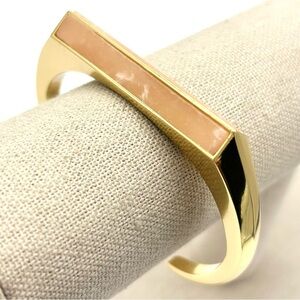 J. Crew Peach Bar Cuff Bracelet